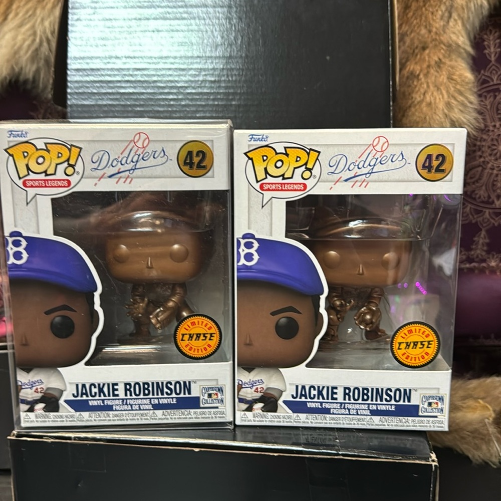 Funko Pop Chase Jackie Robinson - 2 Available. Listing is for 1 Chase only